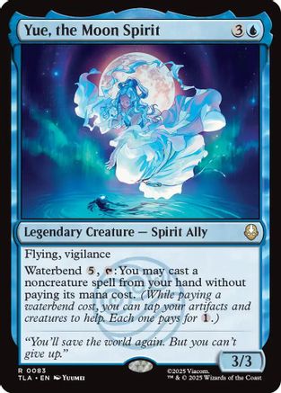 Image of Yue, the Moon Spirit (TLA-083) - Avatar: The Last Airbender Foil